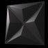 Anigma 3D PVC Wall Panels, Quadro Shape, Black/White, Easy Installation, 12 pieces - Anigma